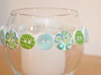 Amy Latta Creations Button Embellished Votive